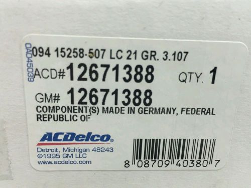 Duramax - acdelco #12671388 gm oe nitrogen oxide sensor kit replaces #12671387
