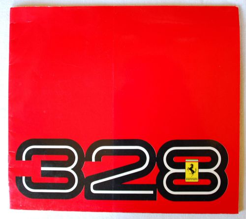 Ferrari 328 gtb/gts sales brochure