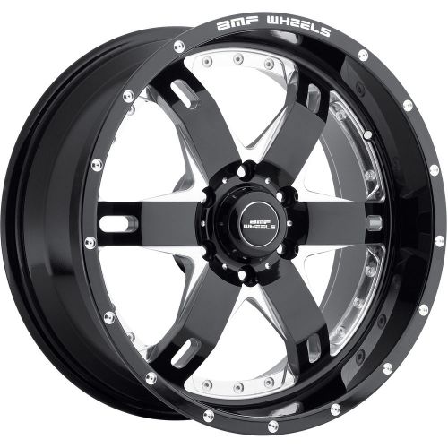 20x9 black bmf repr 6x5.5 +0 rims w/ atturo trail blade xt 35x12.5x20 tires new