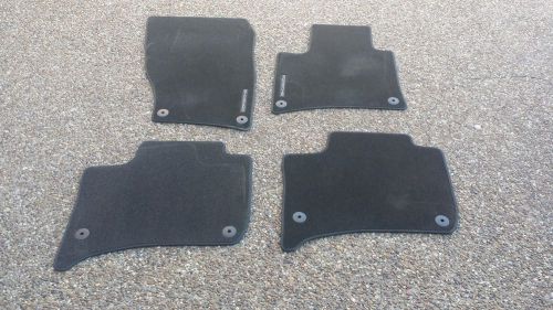 Porsche cayenne 958 oem factory genuine black color floor carpet mat set