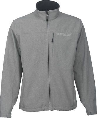 Fly racing 16 men&#039;s black ops grey lightweight fleece lined windproof jacket