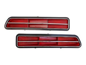 1969 camaro rs tail light lenses gm restoration parts rally sport