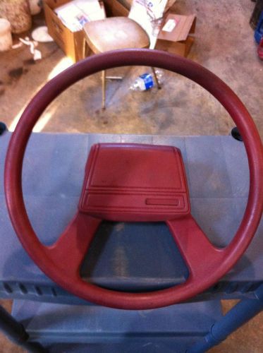Toyota hilux pickup truck 4runner surf red sr5 steering wheel &amp; horn pad 86-89
