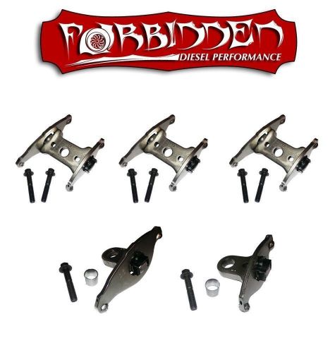 2003-2007 ford 6.0l powerstroke factory ford complete rocker arm set (one side)
