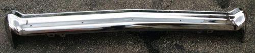 Original recycled 1975 pontiac granville rear bumper w/holes for strip chrome