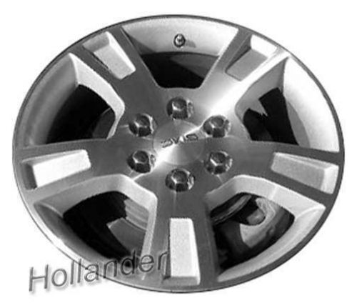 2008 2009 gmc acadia 18x7-1/2 5 spoke wheel opt qt5 with 6 month warranty