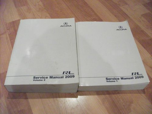 2009 acura rl factory shop repair manuals manual