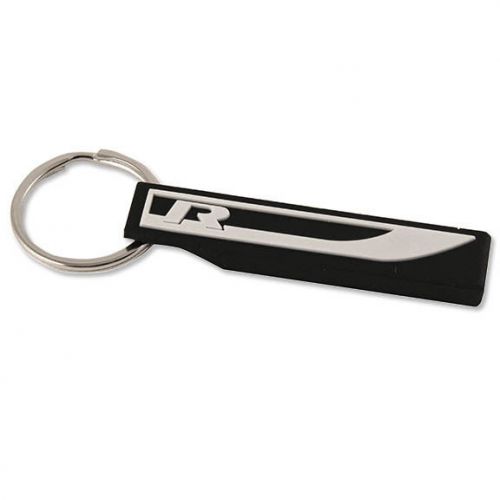 Vw volkswagen driver gear black &amp; white r whisker keychain key chain drg018293