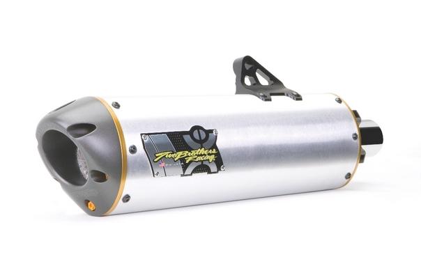 Two brothers racing vale slip-on exhaust m7 al suzuki dr-z400sm 2005-2009