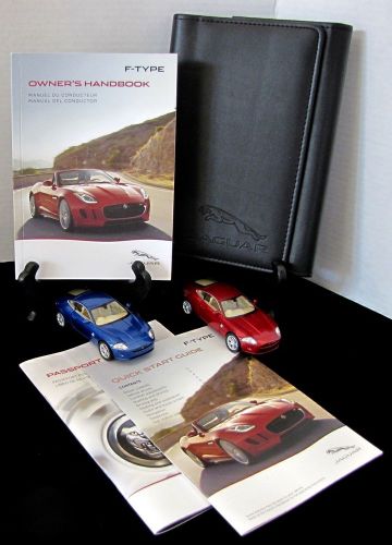 2014 jaguar f-type with navigation owners manual set #o222