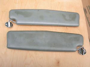 1961 rambler classic sun visors.set-2.decent driver condition.silver/grey color.