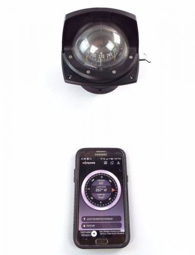 Ritchie boat compass hf-73 ser. a-84 flush mount used
