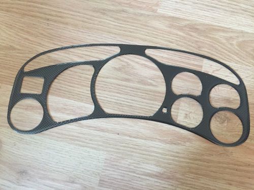 99-02 chevy silverado carbon fiber bezel gauges by apc white face