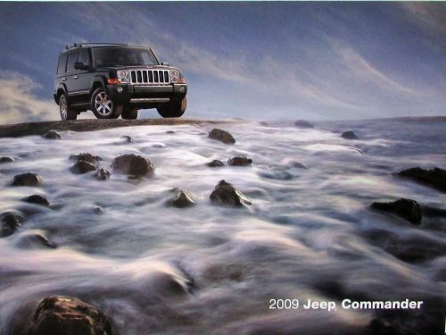 2009 jeep commander sport limited overland original sales brochure