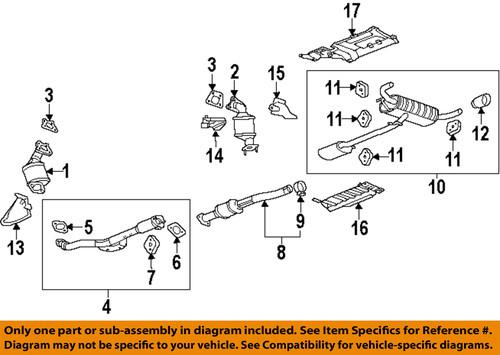 Gm oem 22800919 exhaust muffler