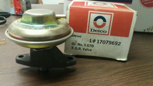 Nos gm delco egr valve 17079692  1979 - 1984 truck car oem ck