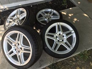 2012 mercedes benz c350 18&#034; oem amg wheels &amp; tires, factory rims