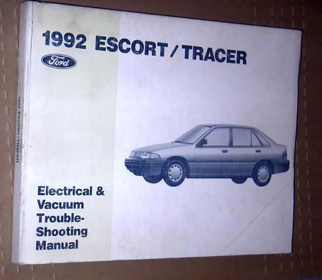 1992 ford escort mercury tracer electrical vacuum troubleshooting evtm manual