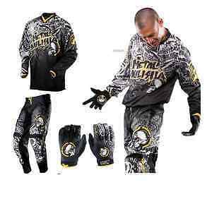 Metal mulisha volt pants jersey gloves motorbike motorcycle gear clothing outfit