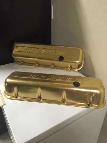 Moroso  chevy big block valve covers ( gold )