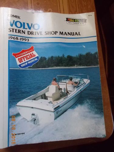 Clymer volvo stern drive shop manual 1968-1993