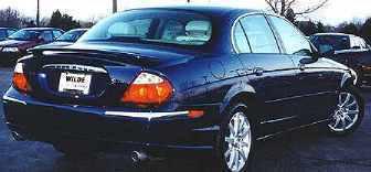 Painted jaguar s-series custom style spoiler 2000-2001