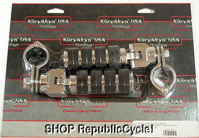 Kuryakyn small-iso highway pegs with clamps *new*