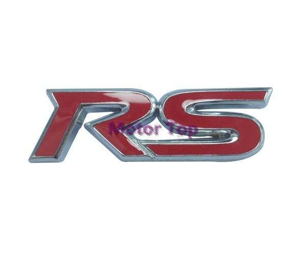 Aluminum metal emblems badge racing sport sticker decal for ford rs