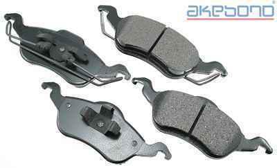 Akebono act816 brake pad or shoe, front-proact ultra premium ceramic pads