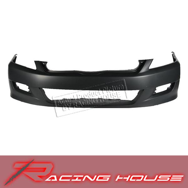 2006-2007 honda accord 2dr coupe primered black front bumper cover 4 cyl v6