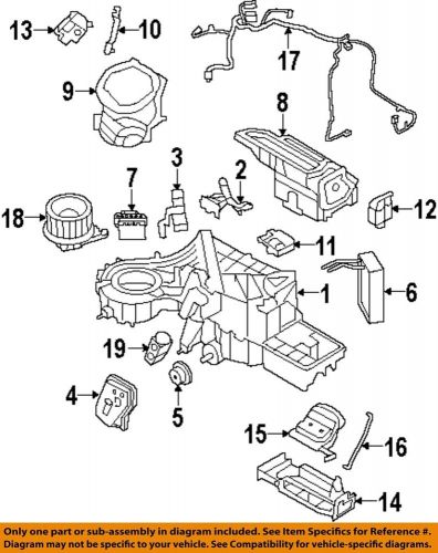 Ford oem 09-17 expedition evaporator heater components-blower motor cl1z19805b