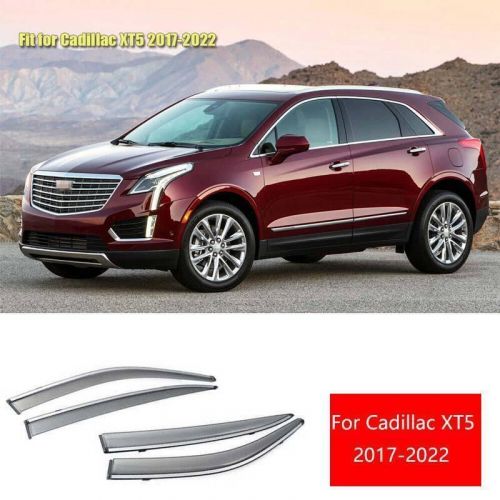 For cadillac xt5 2017-2022 window visor vent shade wind deflector sun rain guard