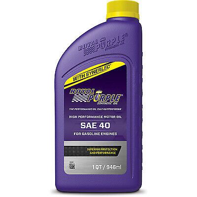 Royal purple sae 40 engine oil qt roy01040