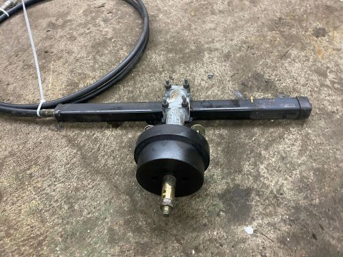 Teleflex marine boat steering rack with 15ft cable