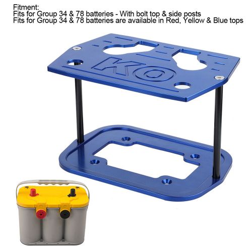 Battery tray battery mounting bracket kit stainless steel battery tray