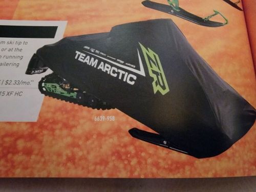 Arctic cat snowmobile team arctic racetrack zr xf 129 137 cover 6639-958