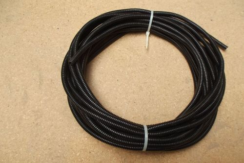 40 ft 1/4&#034; id,black split loom,wire covering. 5.3.