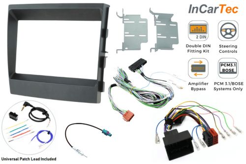 Porsche panamera (2009-2016) double din stereo fitting kit (pcm3.1/ bose audio)