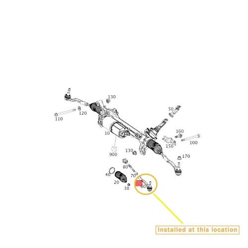 Mercedes benz g500 g63 g350 outer tie rod ball joint(r) oem:4633304801