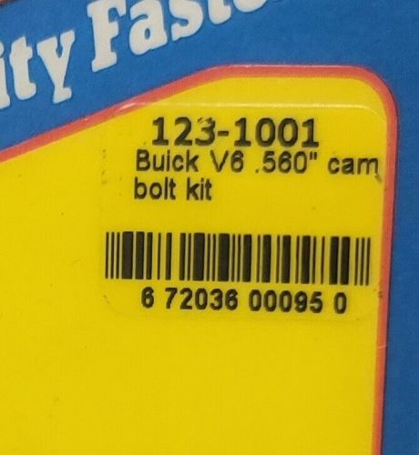 Arp 123-1001 buick v6 .560&#034; cam bolt kit