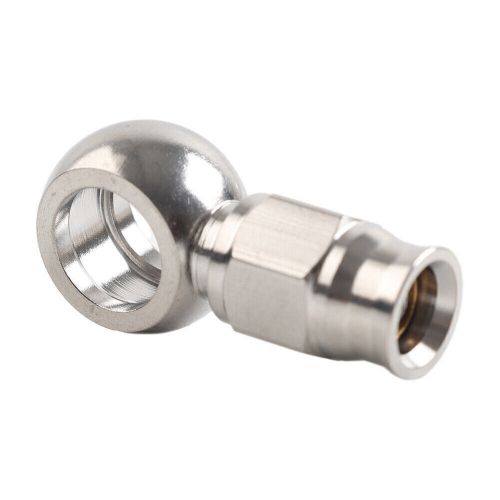 Stainless steel 10.2mm 3/8 eyelet banjo hose ends an-3 motorcycle brake connectors-