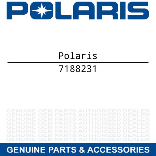Genuine oem polaris part 7188231 decal, side panel, &#034;polaris&#034;, rh