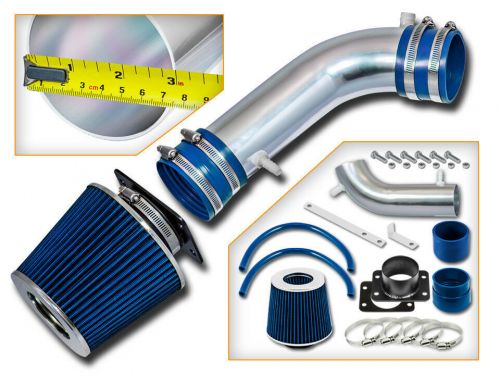 Xyz short ram air intake kit + blue filter for 1992-1995 sc300 / gs300 3.0l l6