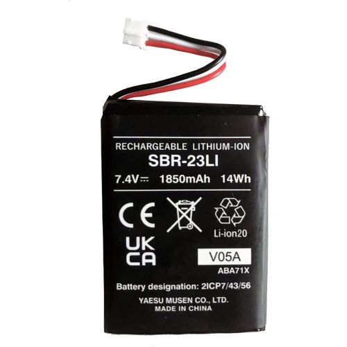 Standard horizon sbr-23li  li-ion battery pack for hx210 sbr-23li