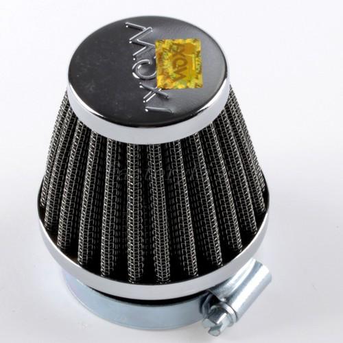 New 2x 50mm air filter for motorcycle atv bike honda kawasaki suzuki yamaha