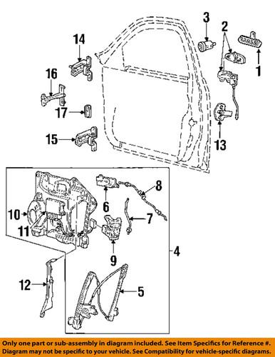 Ford oem 6w4z5423552a front door-door check