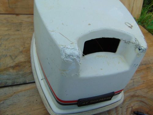 Vintage 1979-1980 omc johnson seahorse 25 hp outboard hood cowl shroud