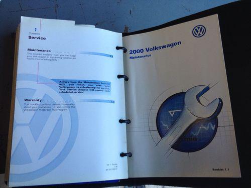 2000 volkswagen jetta mk4 service owners manual