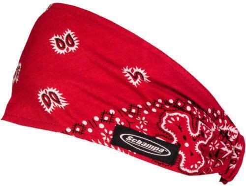 Schampa mini doo-z headwrap red paisley