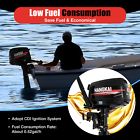 Hangkai 6.5hp 4stroke outboard motor fishing boat engine water cooling cdi